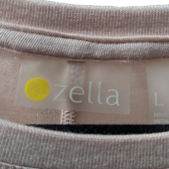 Zella women's blush pink work out top size L. - Picture 3 of 8